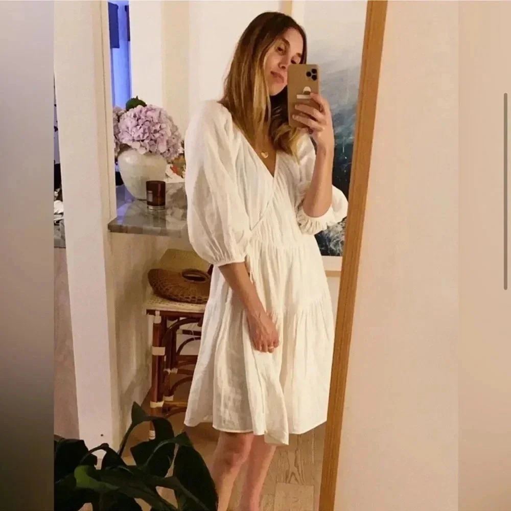 LOVE, WHIT BY WHITNEY PORT WRAP DRESS, NWT